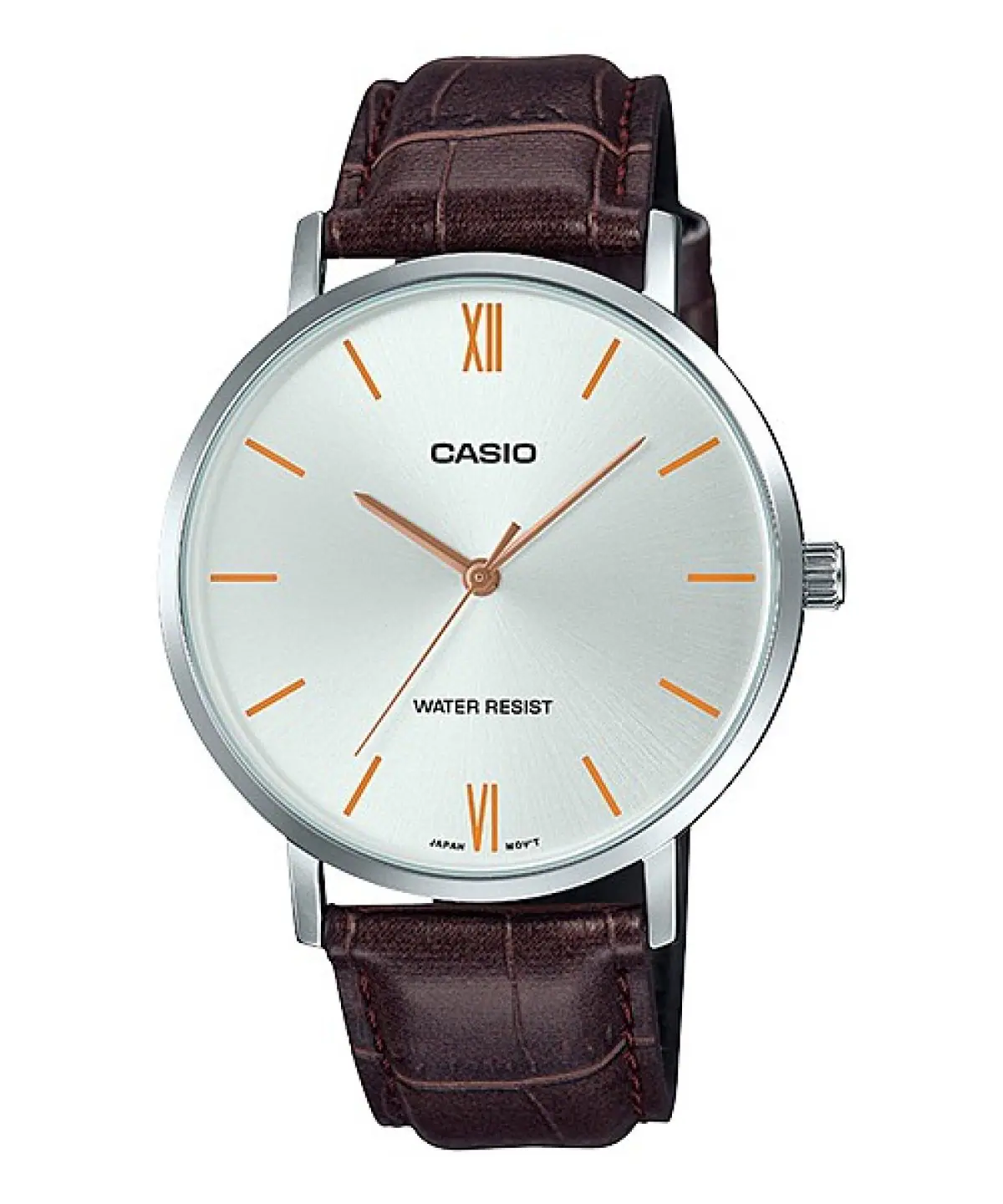ساعت مچی مردانه کاسیو casio یند چرمی مدل MTP-VT01L-7B2